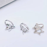 Tortoise Abalone Shell Adjustable Ring
