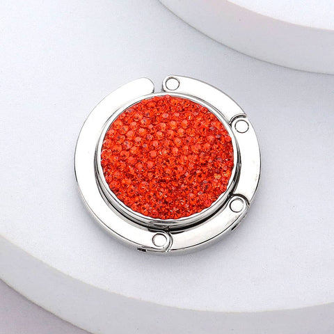 Bling Folding Table Purse Bag Hook Hanger
: Orange