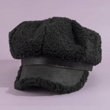 Sherpa Fleece Baker Boy Cap: IV