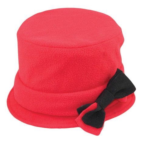 Polar Fleece 7381 Hat Winter: Red