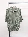 STRIPED SHIRT: BabyBlue