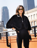 BSA-41 - Faux Fur Jacket with Embellishment : XL