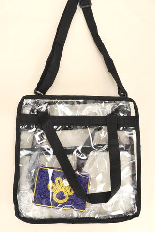 Clear Transparent Stadium Approved Campus Bag