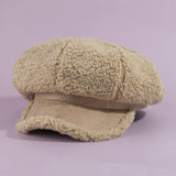 Sherpa Fleece Baker Boy Cap: IV