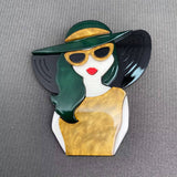 Acrylic Fashion Women Brooch: B
