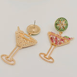 Cocktail Time Rhinestone Earrings