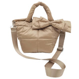 Padded Tote Bag with Ribbon: OLV / ONE SIZE