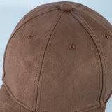 Soft Suede Six Panel Baseball Cap: IV