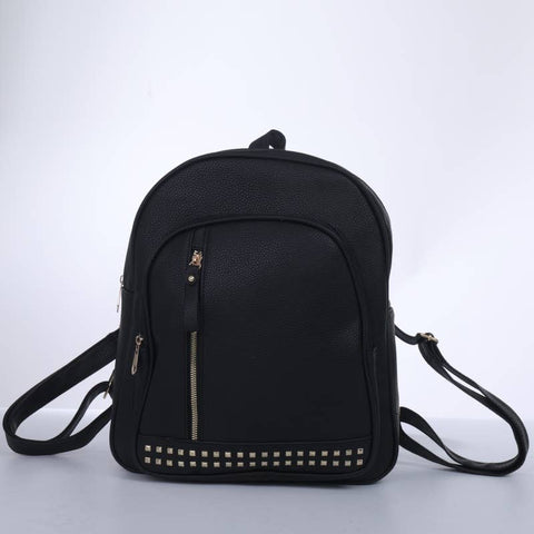 FASHION TRENDY FLORIDA BACKPACK 1: Black