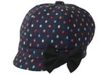 Bow Newsboy Hat
