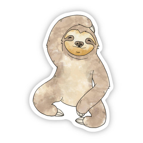 Sloth Watercolor Sticker