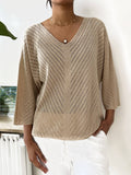 98F60H46-Fine knit sweater with lurex: Camel