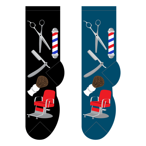 barber shop socks