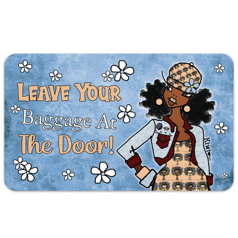 Interior Floor Mat Leave Your Baggage At The Door!