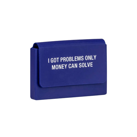 funny navy silicone card case