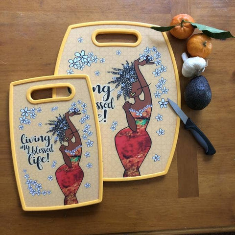 Living My Blessed Life Cutting Board Set