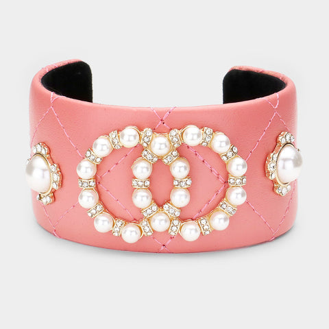 Pink Lady Cuff Bracelet