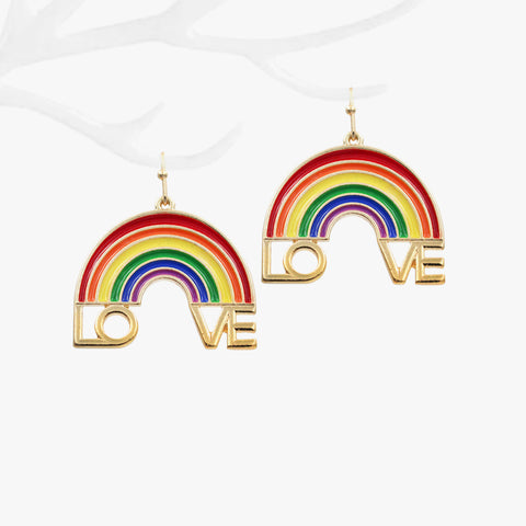 Love Rainbow Earrings