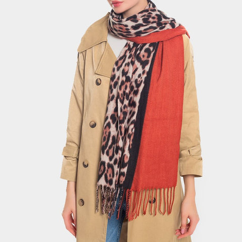Leopard Rouge Scarf