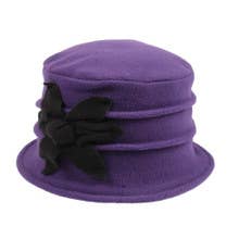 Purple Felt Hat
