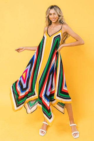 Multicolor Maxi Dress