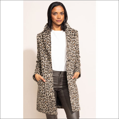 Leopard Car Coat - coat