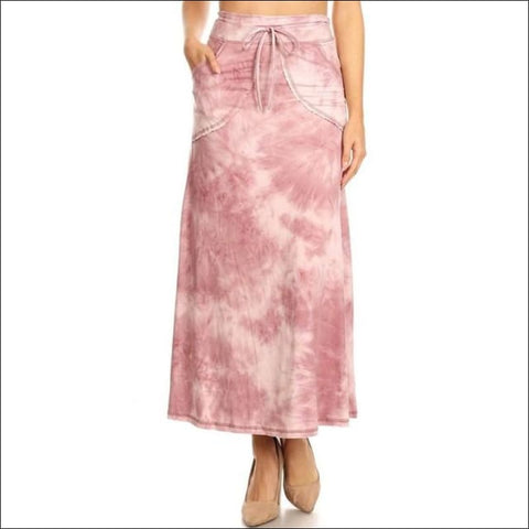 Pinkie Tie Dye Maxi Skirt - maxi skirt