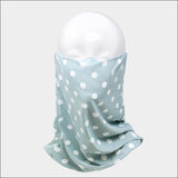 Seamless Polka Dot Face Covering/ Scarf - face mask